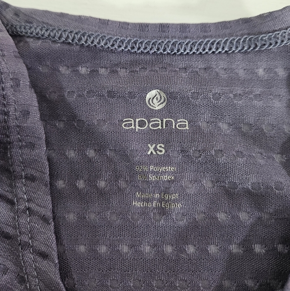 Apana purple athletic workout tank top womens size Xsmall - Picture 8 of 8